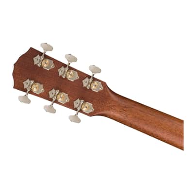 Fender PO-220E Orchestra 6-String Ovangkol Fingerboard Acoustic Guitar (Natural) image 6