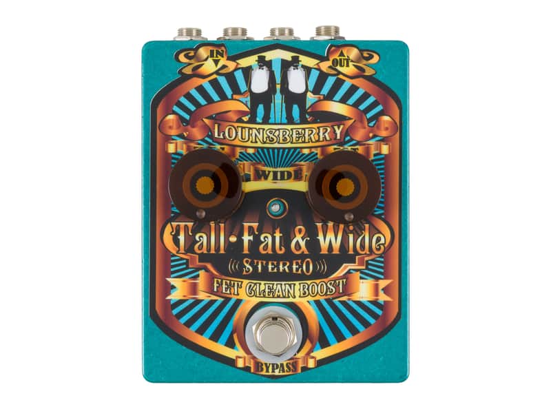 Lounsberry Pedals Tall Fat & Wide Stereo FET Clean Boost Pedal image 1