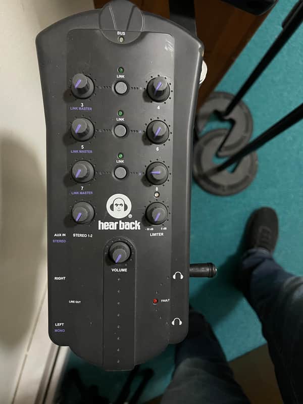 Hear Technologies HBM Hear Back Personal Monitor Mixer 2010s - Black image 1
