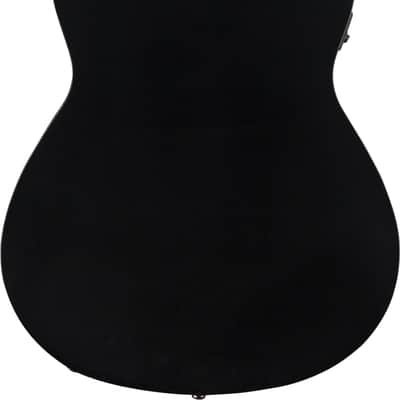 Fender CN-140SCE Nylon Thinline Acoustic Electric Guitar. Walnut FB, Black w/case image 9
