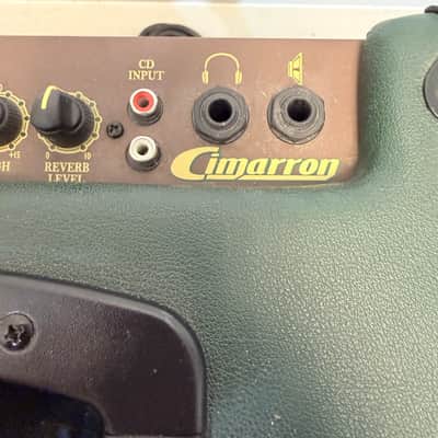 Crate CA15 Acoustic Amplifier 15W Dual Channel with Reverb late ’90s / early 2000s - Green Tolex image 4