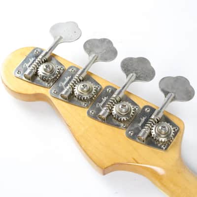 1969 Vintage Fender Jazz Bass Maple/Rosewood NECK USA 1960s Early-CBS w/Original Tuners image 17