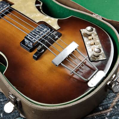 1965 Hofner 500/1 Violin Bass Sunburst image 4