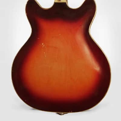 Guild Starfire V Semi-Hollow Body Electric Guitar (1964), ser. #33582, original black hard shell case. image 4