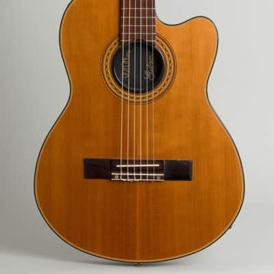 Gibson  Chet Atkins CE Classical Electric Guitar (1982), ser. #81722574, original brown tolex hard shell case. image 3
