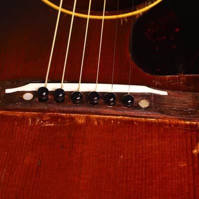 Gibson LG-1 1953 Acoustic Guitar – Vintage Player Guitar with early Post-War Gibson Character - Check Video! image 12
