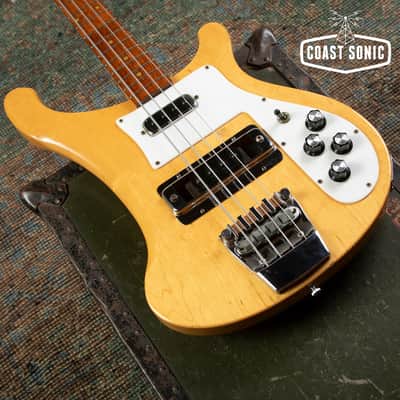1976 Rickenbacker 4001S Standard Model Bass, with case image 6