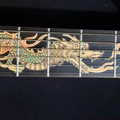 Acoustic Guitar Grand Concert, Handmade by Blueberry Dragon Motif image 7