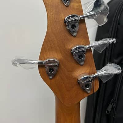 Sadowsky MetroExpress 21 Fret Vintage M/J Bass 5 String Maple Fretboard - Sage Green Metallic image 5
