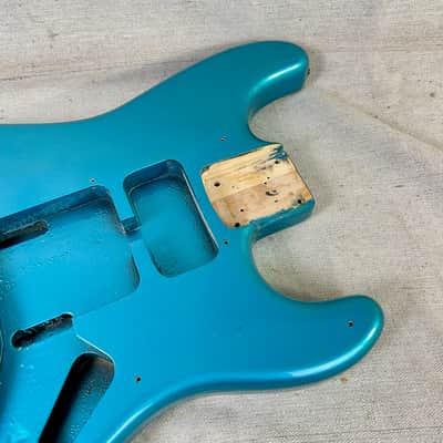 Stratocaster Body Lake Placid Blue Metallic Guitar SSS HSH HSS image 4