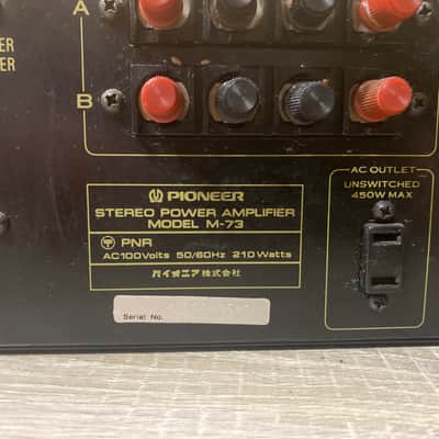 Pioneer M-73, C-73 set SPEC rack. Excellent condition image 8