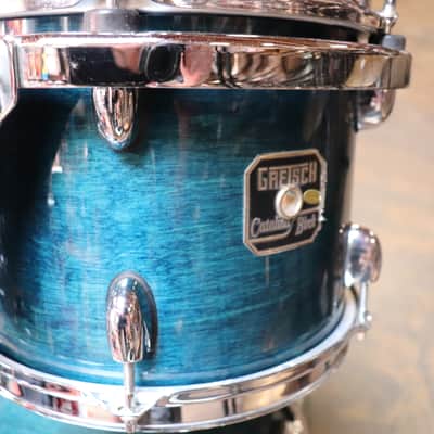 Gretsch Catalina Birch 4pc Drum Kit Set 22/14/12/10" Caribbean Blue image 6