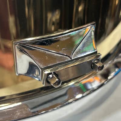 Arbiter 5 1/2" X 14" Snare Drum (733A-2256) 90's - BOW - Brass Over Wood image 9