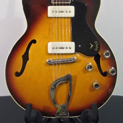 Guild M-65 DP 1960 Sunburst - rare factory original double pickup image 5