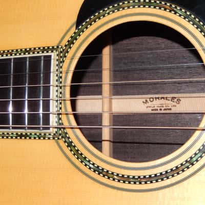 MADE IN JAPAN 1979 - MORALES M500 - VERY UNIQUE - MARTIN D45 STYLE - ACOUSTIC GUITAR image 4