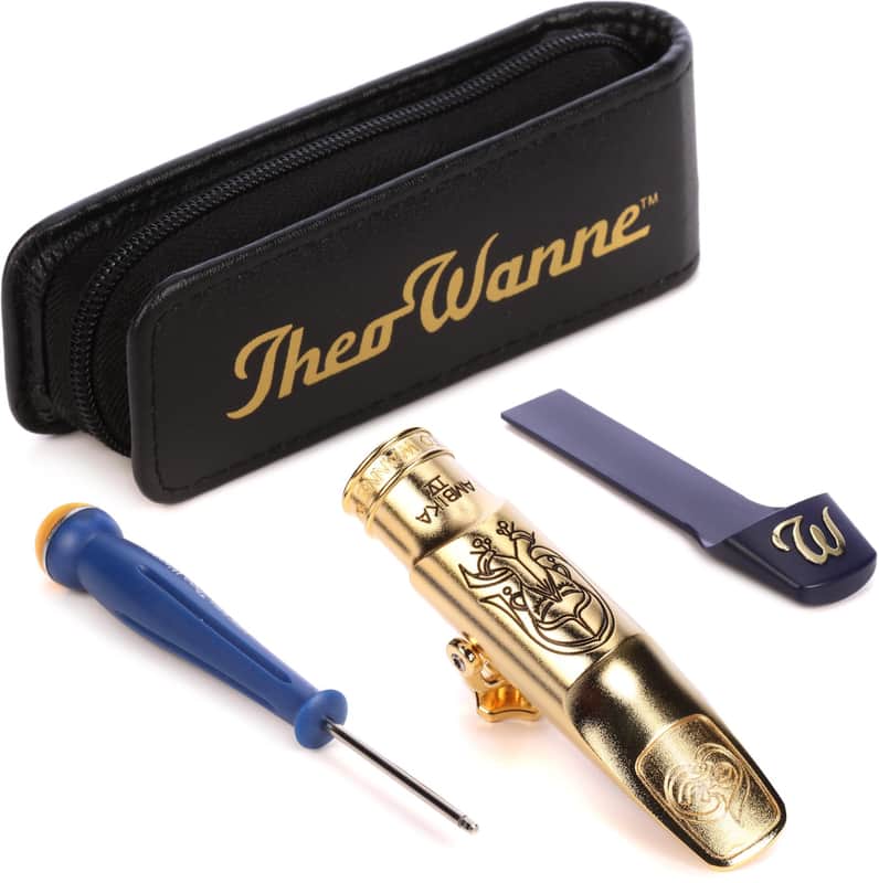 Theo Wanne AMBIKA 4 Tenor Saxophone Mouthpiece - 6* Gold-plated image 1
