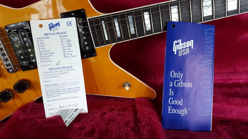 Gibson Explorer Pro 2002 Amber/Flame image 1