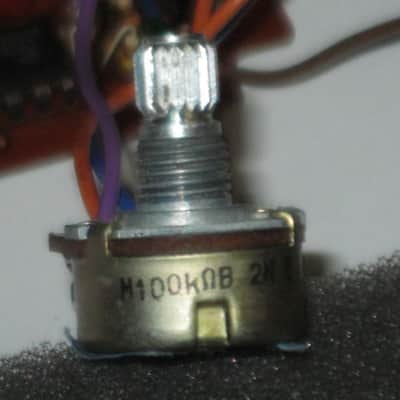 FOR PARTS/FOR REPAIR Ibanez Maxon CS9 from 1982 CIRCUIT BOARD with Mounted Parts, Width Potentiometer +Wires, 2 Other Wires, Power Jack (NO: Switch, OUT Jacks, IN Jack, LED, Other Wires, Battery Clip, External Parts) what's pictured is what's for sale image 6