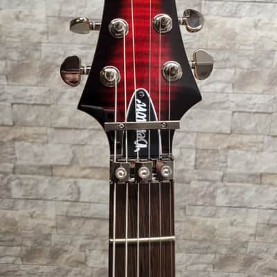 Schecter #3247 -Demon - 6 with Floyd Rose, Crimson Red Burst