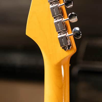 Fender American Vintage II 1965 Stratocaster, Round-Lam Rosewood Fingerboard - Shoreline Gold with Hardshell Case - Used image 6