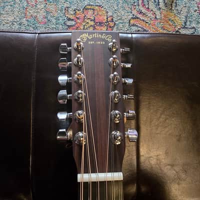2017 Martin D12X1AE - 12-String Acoustic Electric Dreadnaught - Natural - w/Hardshell Case image 9