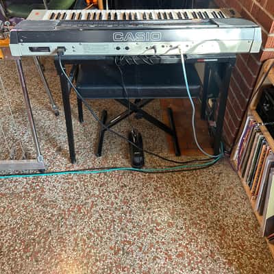 Casio CT-6000 Casiotone 61-Key Synthesizer 1980s - Black / Silver image 2