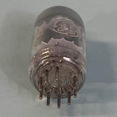 1970 General Electric 12AU7A ECC82 Vintage GE Short Plate Halo Getter Tube! T155 image 5