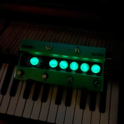 Infinite Repeats + Loop Mod + Expression Wheel Modded Line 6 DL4 MkII 2022 - Present - Green / Black image 3
