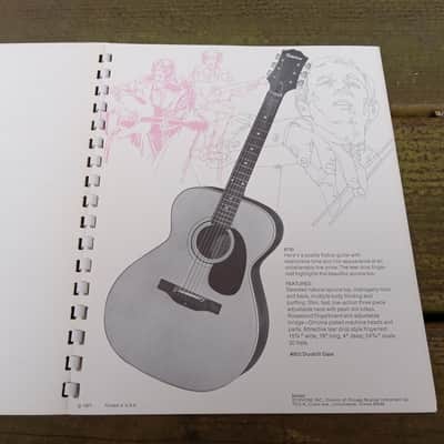 Vintage 1971 Epiphone Guitar and Bass Catalog and Price List! Rare, Original Case Candy, Paperwork! image 2