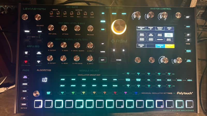 ASM Leviasynth 16-voice Algorithmic Desktop Synthesizer  2026 - Present - Black image 1