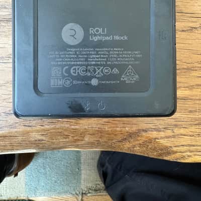 ROLI Lightpad Block Bluetooth MIDI Control Surface 2010s - Black image 2