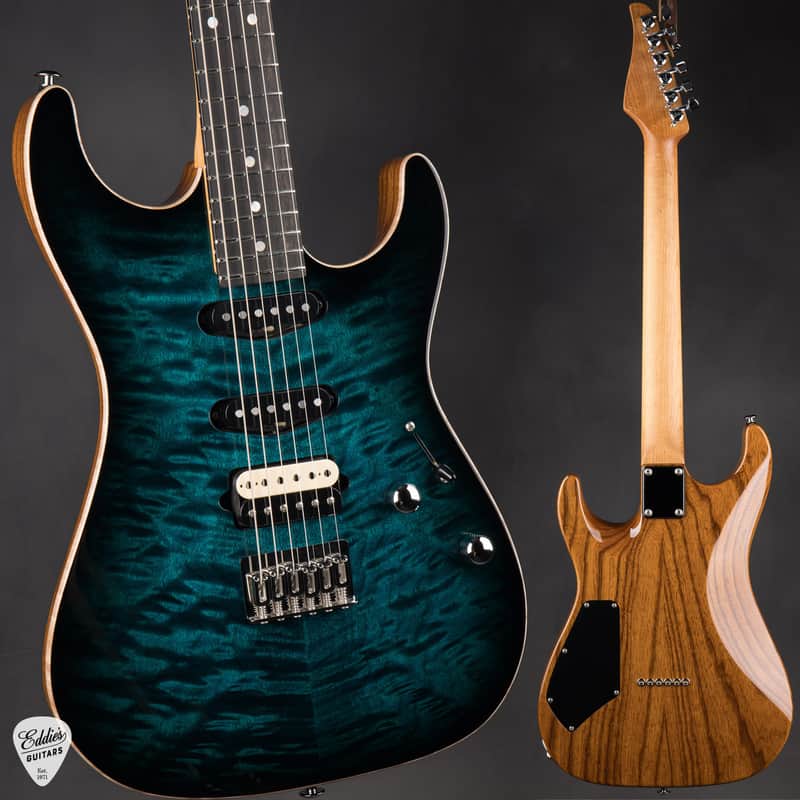Suhr Standard Roasted - Trans Teal Burst: High-End Guitar at a Fair Price