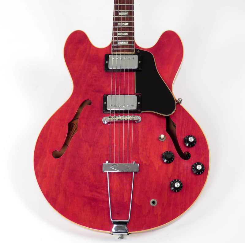 1968 Gibson ES-335 TD - Cherry Finish - Patent Sticker Pickups! image 1