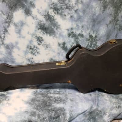 Used 1950's Ess and Ess Magnatone Mark IV Hard Shell Guitar Case Black image 5