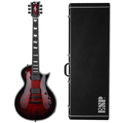 ESP E-II Eclipse See Thru Black Cherry Sunburst Electric Guitar + ESP Case B-Stock - EII EC QM Fluence image 1