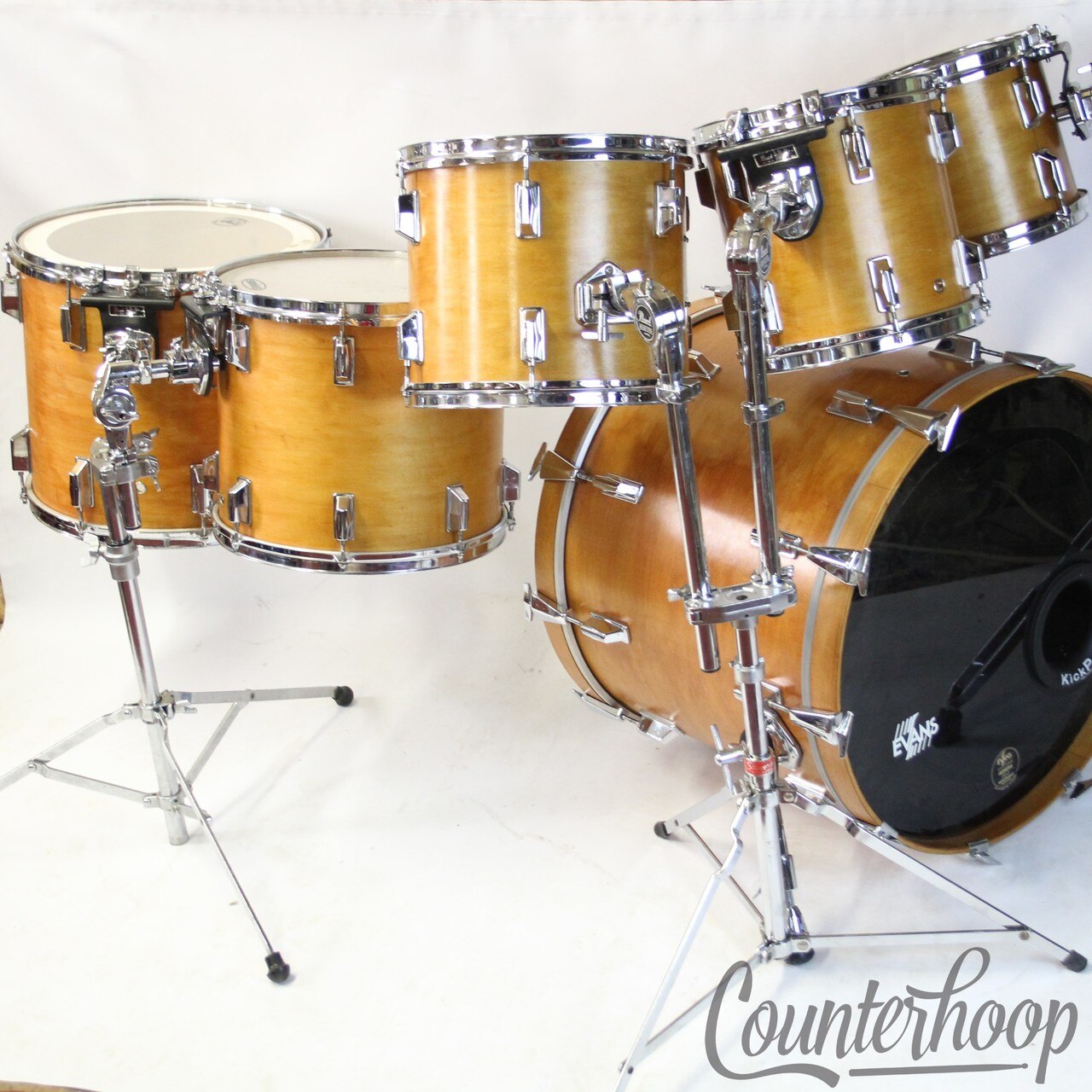 Modern Drum Shop Custom Set 22x18",8x8",10x10",12x10",14x12",16x14"Natural Maple — main photograph