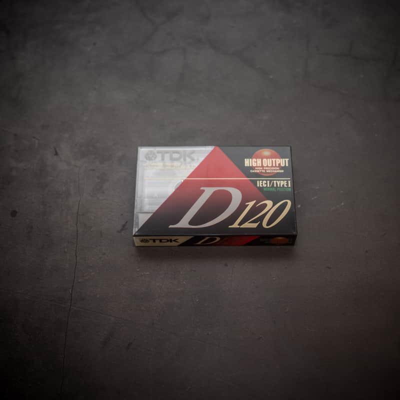 TDK D120 Cassette NOS 1990s - Factory Sealed image 1