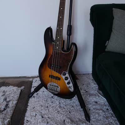 Lakland Skyline Joe Osborn Jazz Bass 4-String - Three Tone Sunburst image 7