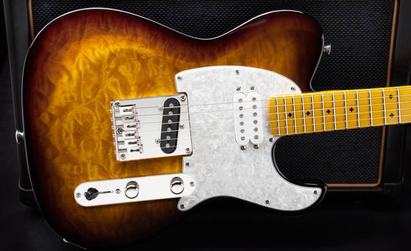 Dean Zelinsky Dellatera Z-Glide Custom Quilt Top Caramel Burst image 1