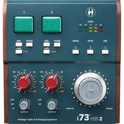 HERITAGE AUDIO I73PRO2 USC-C 2IN/4OUT, 2 Préamps Style 73 Class A image 4