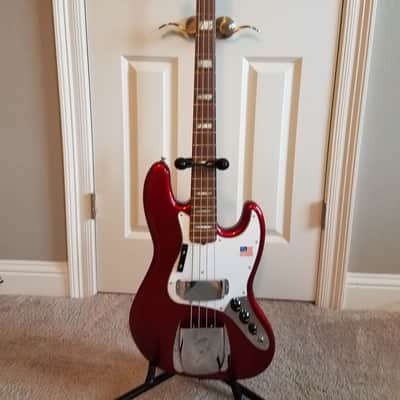 Fender 50th Anniversary Jazz Bass 2010 Candy Apple Red image 12
