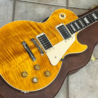 2026 Gibson Les Paul Standard 50s Figured Top Honey Amber image 1