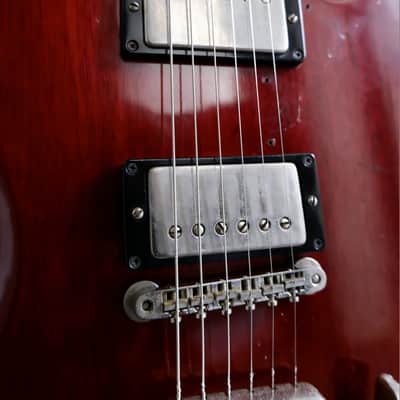 Gibson Les Paul (SG) Standard with Sideways Vibrola 1961 - 1962 - Cherry image 12