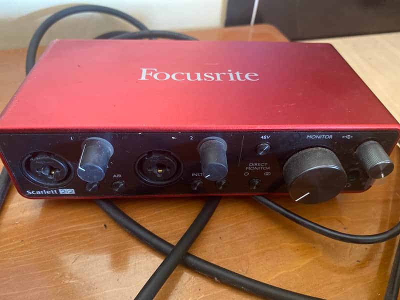 Focusrite Scarlett 2i2 3rd Gen USB Audio Interface 2019 - Present - Red / Black image 1