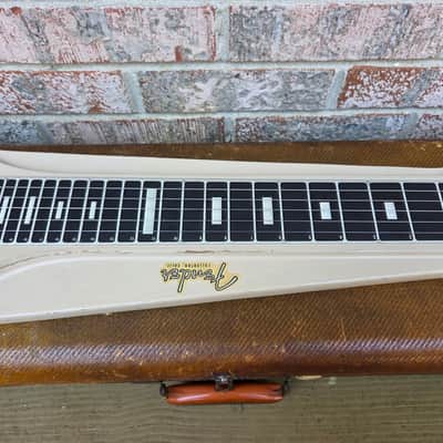 Vintage 1957 Fender Champ Lap Steel Electric Guitar w/ Original Tweed Hardshell Case! image 6