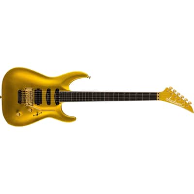 Jackson Pro Plus Series Soloist SLA3 Ebony Fingerboard w/ Seymour Duncan Pickups - Gold Bullion image 4
