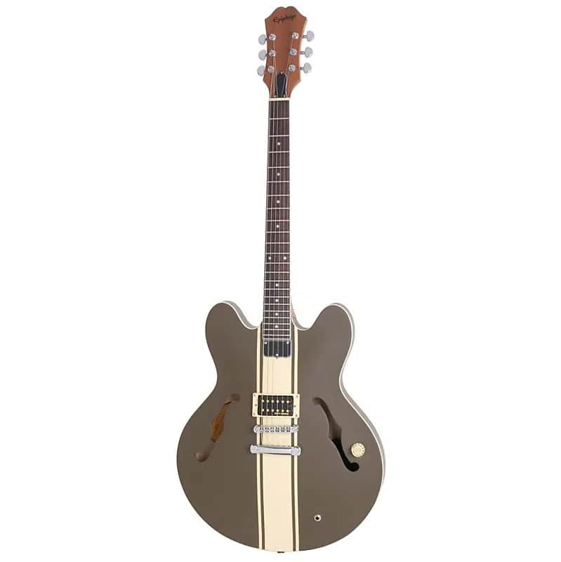Epiphone Tom Delonge ES-333 Hollowbody Electric Guitar, Rosewood Neck, Brown image 1