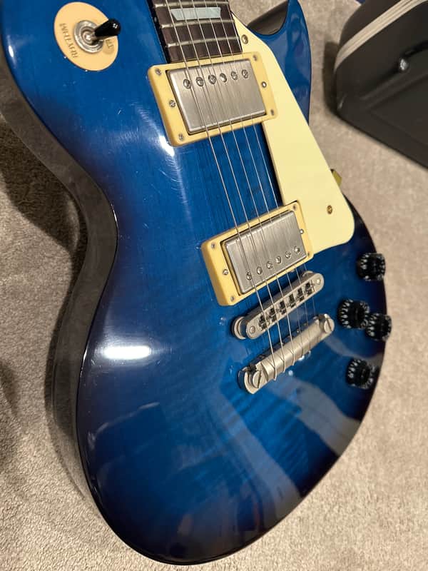 Gibson Les Paul Studio 100th Anniversary 2015 - Midnight Manhattan Blue image 1