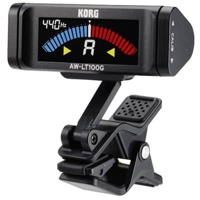 Korg AWLT100G Clip-On Guitar Tuner (Black) image 1