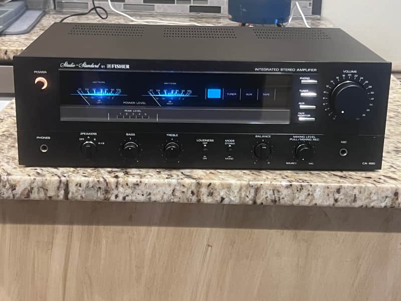 Fisher CA-880 Vintage integrated Stereo Amplifier (NICE)